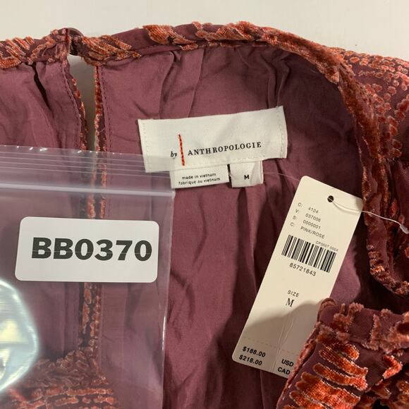 Anthropologie M NEW The Somerset Jumpsuit Velvet Burnout Edition Flowy - Picture 4 of 10